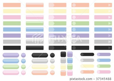 Web menu buttons. Colored icons 37345488