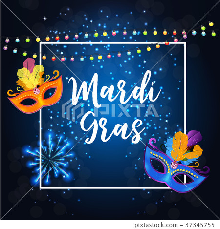 Mardi Gras Party Mask Holiday Poster Background Mardi Gras Party Mask Holiday Poster Background 37345755