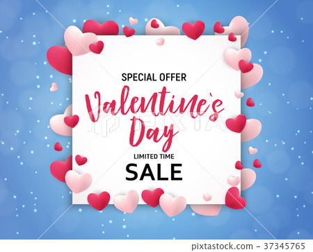 Valentine s Day Love and Feelings Sale Background Valentine s Day Love and Feelings Sale Background 37345765