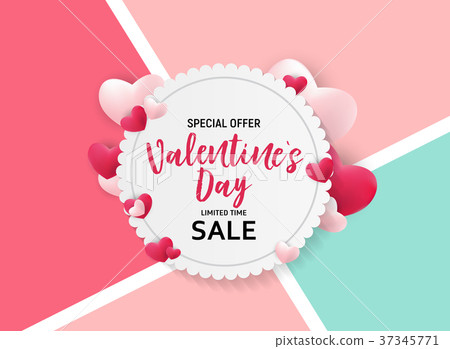Valentine s Day Love and Feelings Sale Background 37345771