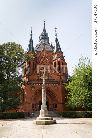 Jesus Christ crucifixion statue, Church, Breclav 37347530