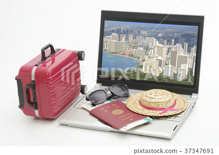 Personal computer and travel image 37347691