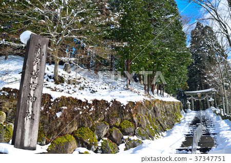 Hida Furukawa Winter at the Keta Wakamiya Shrine 37347751