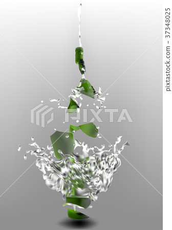 broken wine bottle broken wine bottle 37348025