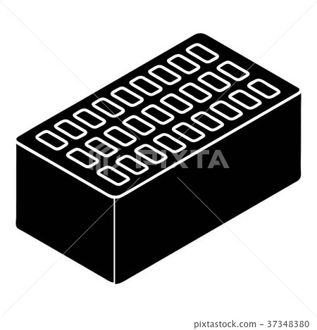 Brick icon, simple style 37348380