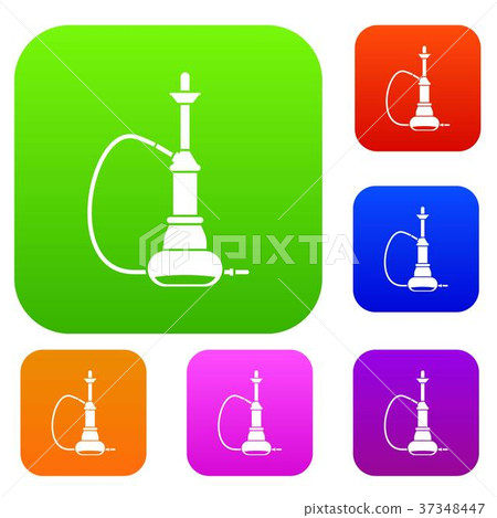 Hookah set color collection Hookah set color collection 37348447