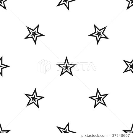 Star pattern seamless black Star pattern seamless black 37348607