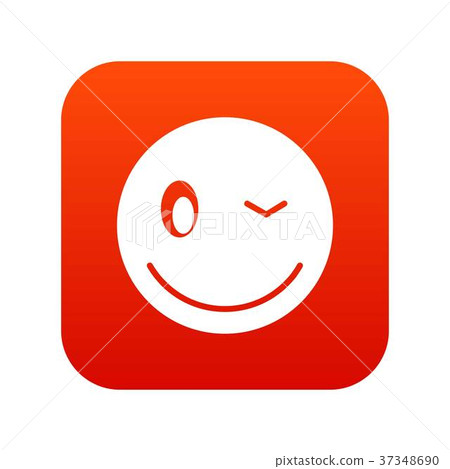 Eyewink emoticon digital red Eyewink emoticon digital red 37348690