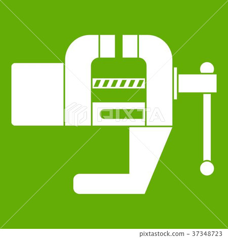 Vise tool icon green Vise tool icon green 37348723