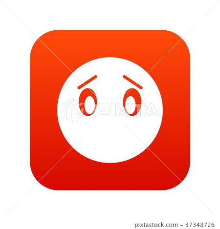 Emoticon digital red Emoticon digital red 37348726