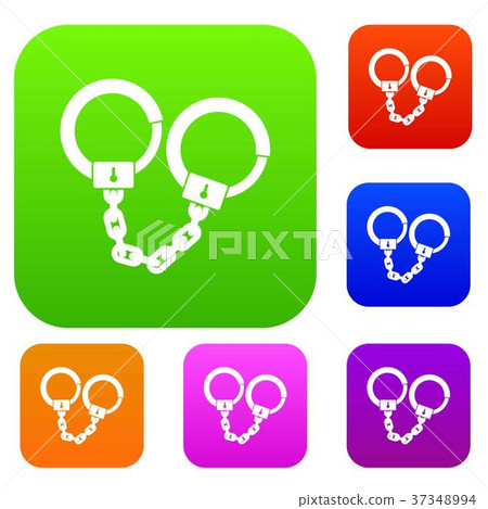 Handcuffs set color collection 37348994