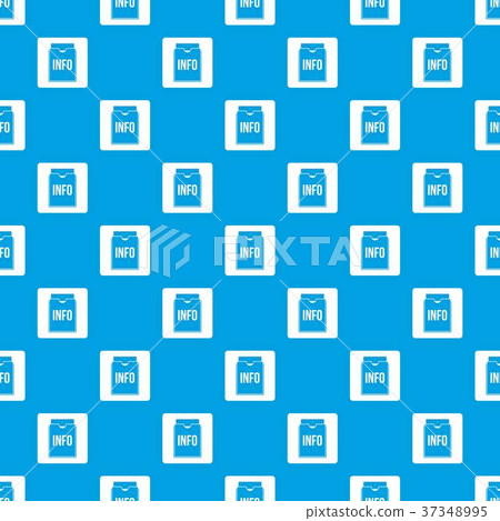 Info folder pattern seamless blue 37348995