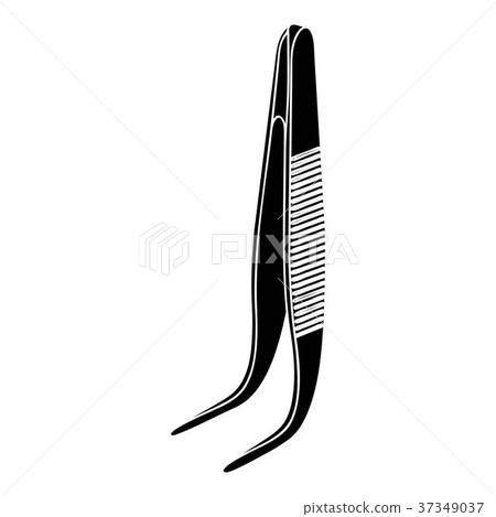 Medical forceps icon, simple style 37349037