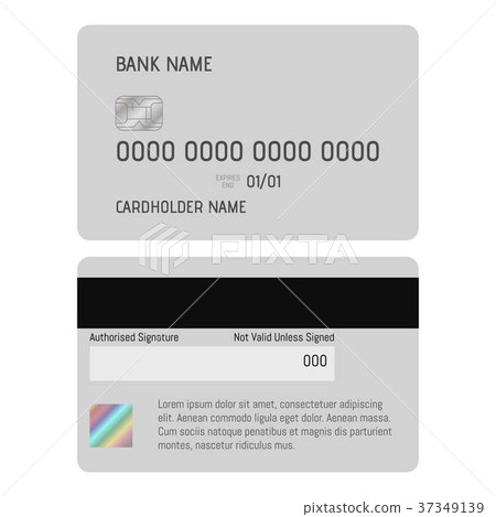 Credit card icon, realistic style 37349139
