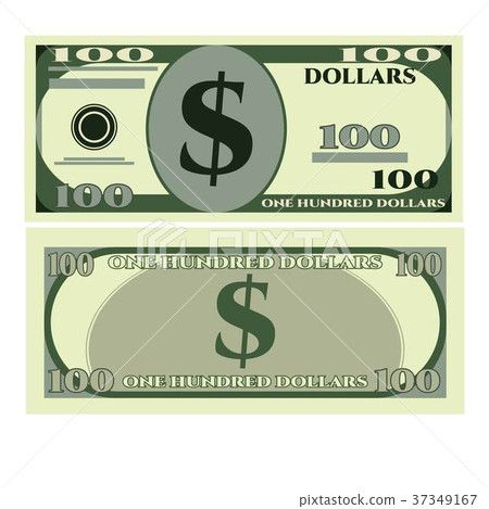 Dollar greenbacks icon, realistic style 37349167