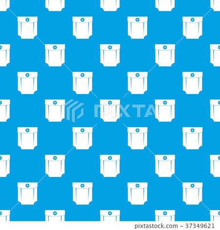 Pocket design pattern seamless blue 37349621