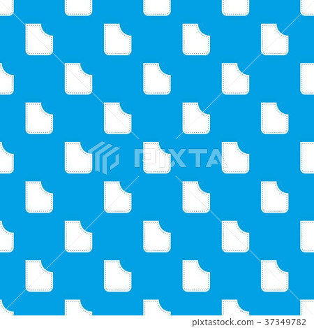 Abstract pocket pattern seamless blue 37349782