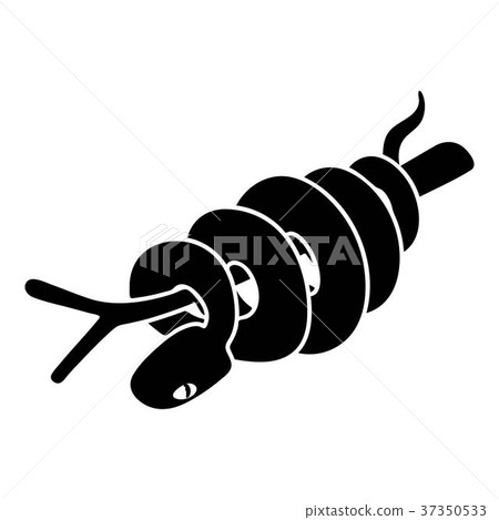 Ratsnake icon, simple style 37350533