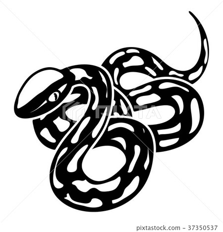 Texas snake icon, simple style 37350537