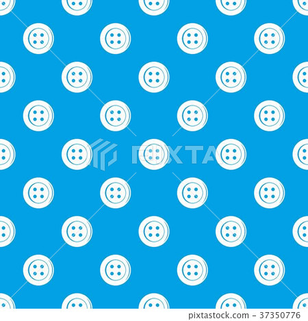 Sewing button pattern seamless blue - Stock Illustration [37350776] - PIXTA