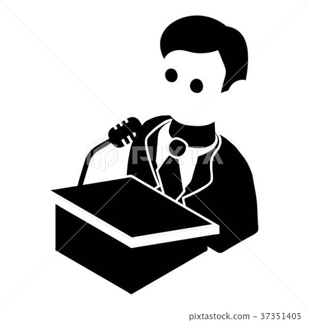 Election candidate icon, simple style Election candidate icon, simple style 37351405