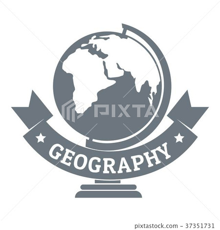 Geography logo, simple gray style - Stock Illustration [37351731] - PIXTA