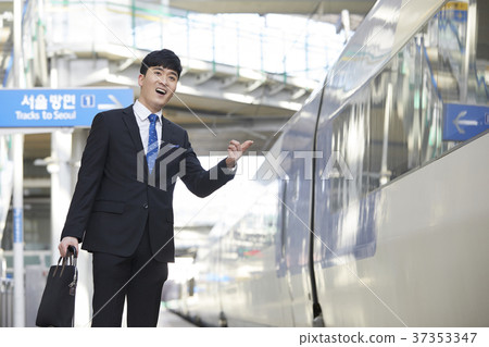 商人，韓國人 37353347