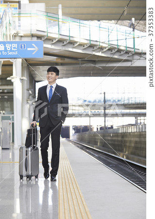 商人，韓國人 37353383