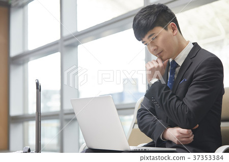 商人，韓國人 37353384