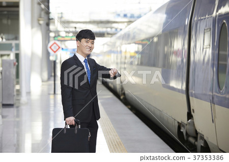 商人，韓國人 37353386