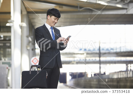 商人，韓國人 37353418