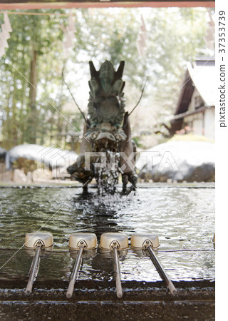 Temizusha Ryujin Patterned shrine Shinto shrine Temizusha Ryujin Patterned shrine Shinto shrine 37353739