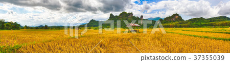 Beautiful rural landscape.Vang Vieng, Laos. Beautiful rural landscape.Vang Vieng, Laos. 37355039