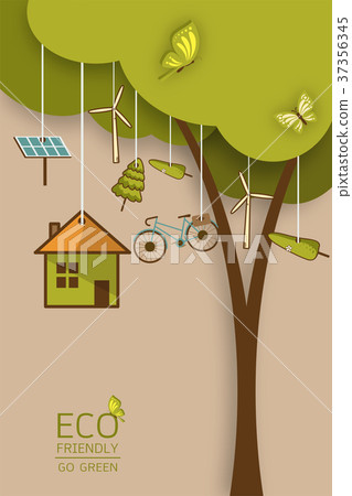 Vector illustration of eco earth Vector illustration of eco earth 37356345