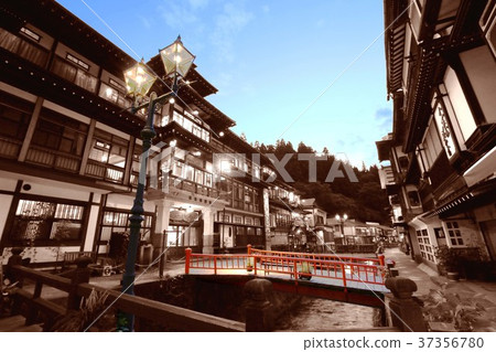 銀山溫泉(棕褐色調) 銀山溫泉(棕褐色調) 37356780