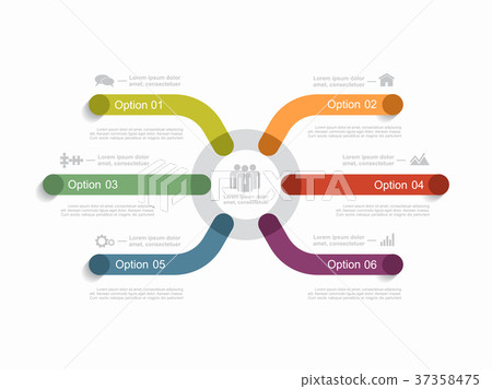 Infographic template. Vector illustration. - Stock Illustration ...