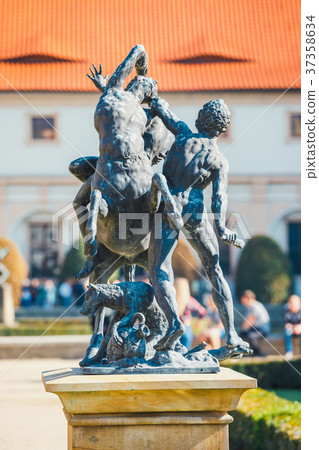 Sculpture in Wallenstein Palace in Prague 37358634