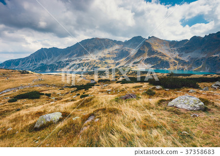 Five lakes valley in High Tatra Mountains, Poland Five lakes valley in High Tatra Mountains, Poland 37358683