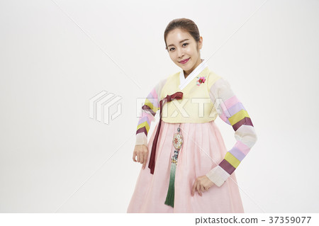 Hanbok, woman, Korean 37359077