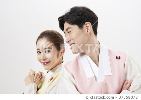 Hanbok, Man, Woman, Korean 37359078