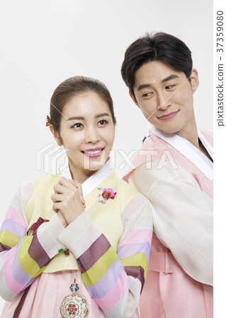 Hanbok, Man, Woman, Korean 37359080