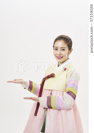 Hanbok, woman, Korean 37359089