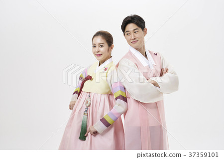 韓服,男人,女人,韓國人 韓服,男人,女人,韓國人 37359101