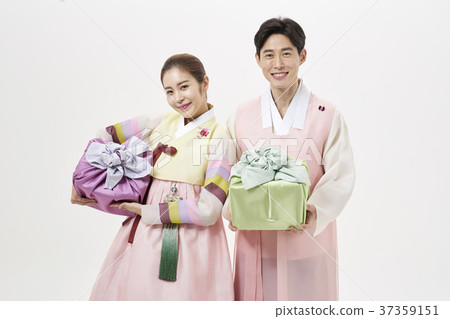 韓服，男人，女人，韓國人 37359151