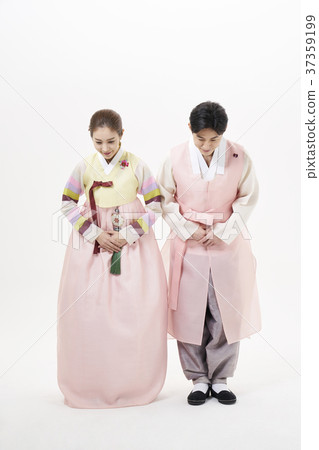 韓服,男人,女人,韓國人 韓服,男人,女人,韓國人 37359199