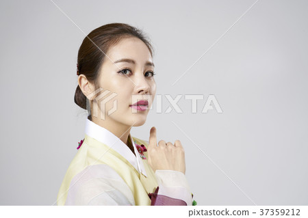 Hanbok, woman, Korean 37359212