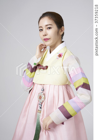 Hanbok, woman, Korean Hanbok, woman, Korean 37359218