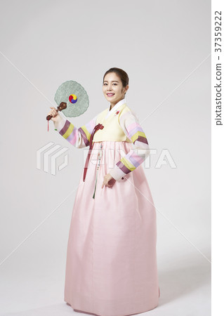 Hanbok, woman, Korean Hanbok, woman, Korean 37359222