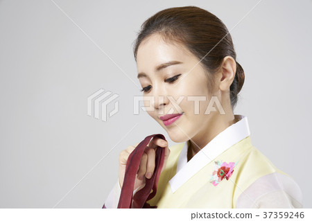 Hanbok, woman, Korean 37359246