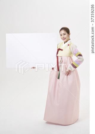 Hanbok, woman, Korean 37359286